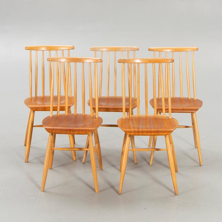 Chairs, 5 pcs, Nesto, Nässjö.