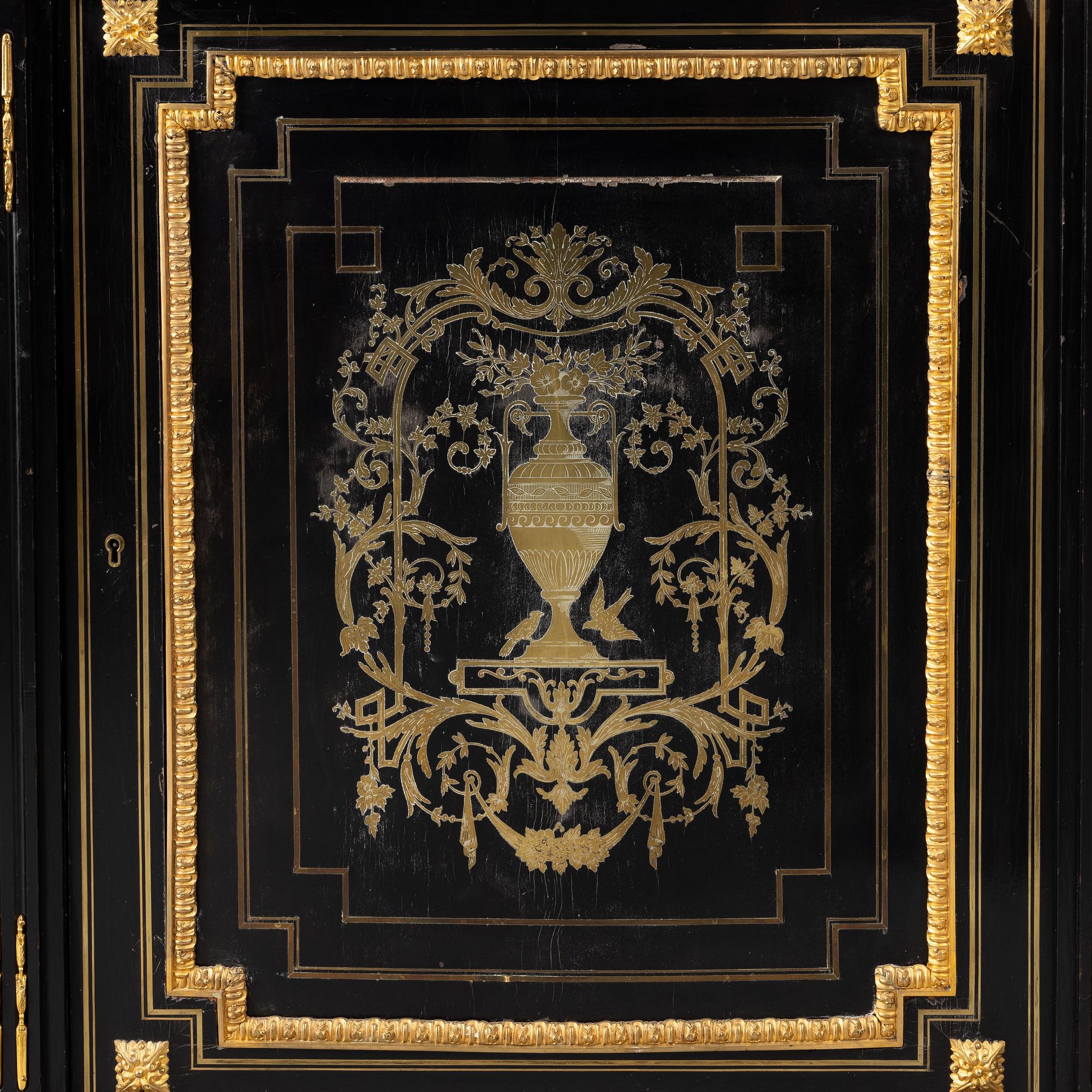 Sideboard, Empire style, Stenberg & Berntson Gothenburg, second half of the 19th century.