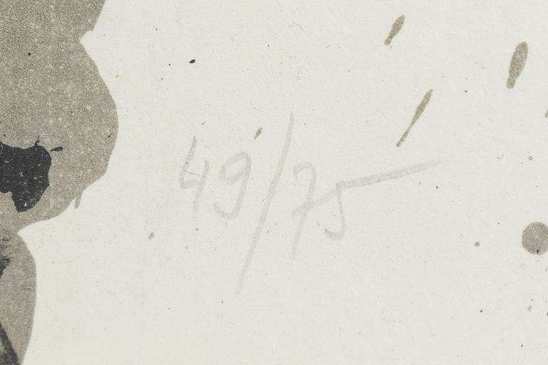 Antoni Tàpies, "Marron diagonale".