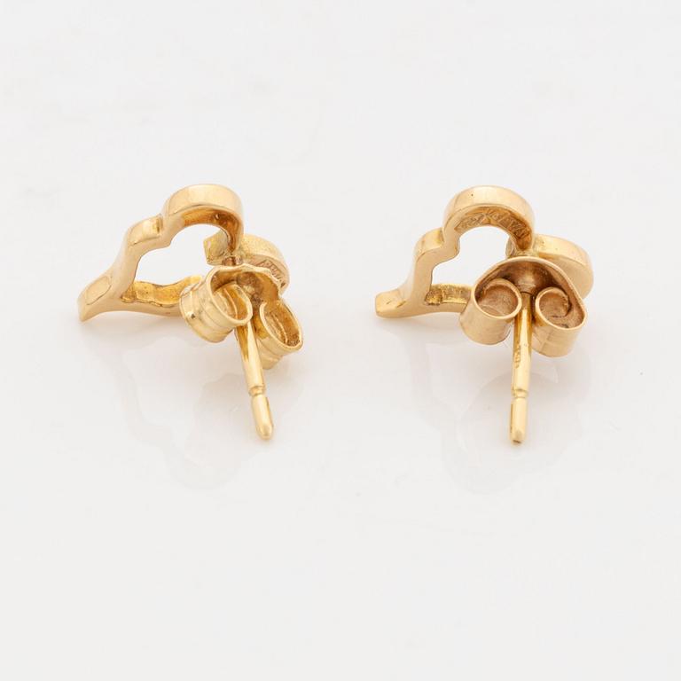 Efva Attling, örhängen, 18K guld.