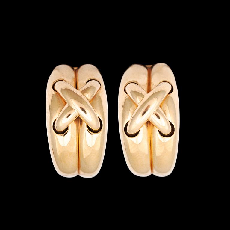 A pair of Chaumet 'Liens' earrings. No. 339331.