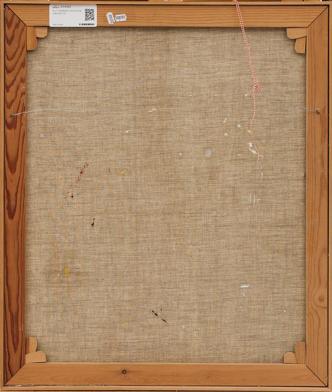 ALF LINDBERG, olja på duk, signerad.