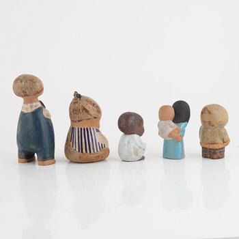 Lisa Larson, figuriner, 5 st, Gustavsberg.