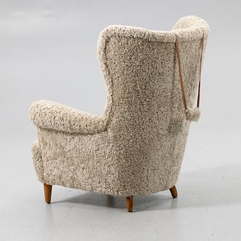 Armchair, Scandinavian Modern, 1940s.