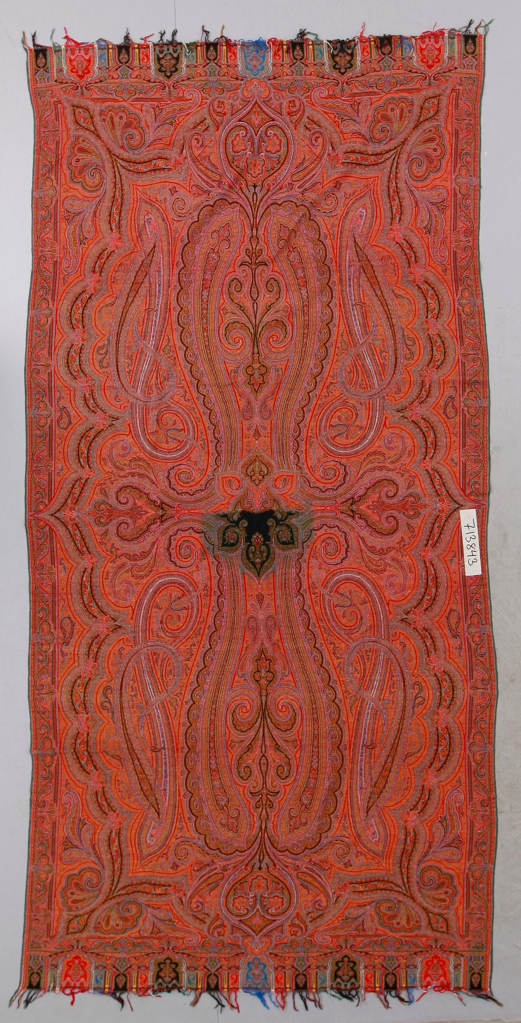 SJAL, paisley, omkring år 1900.