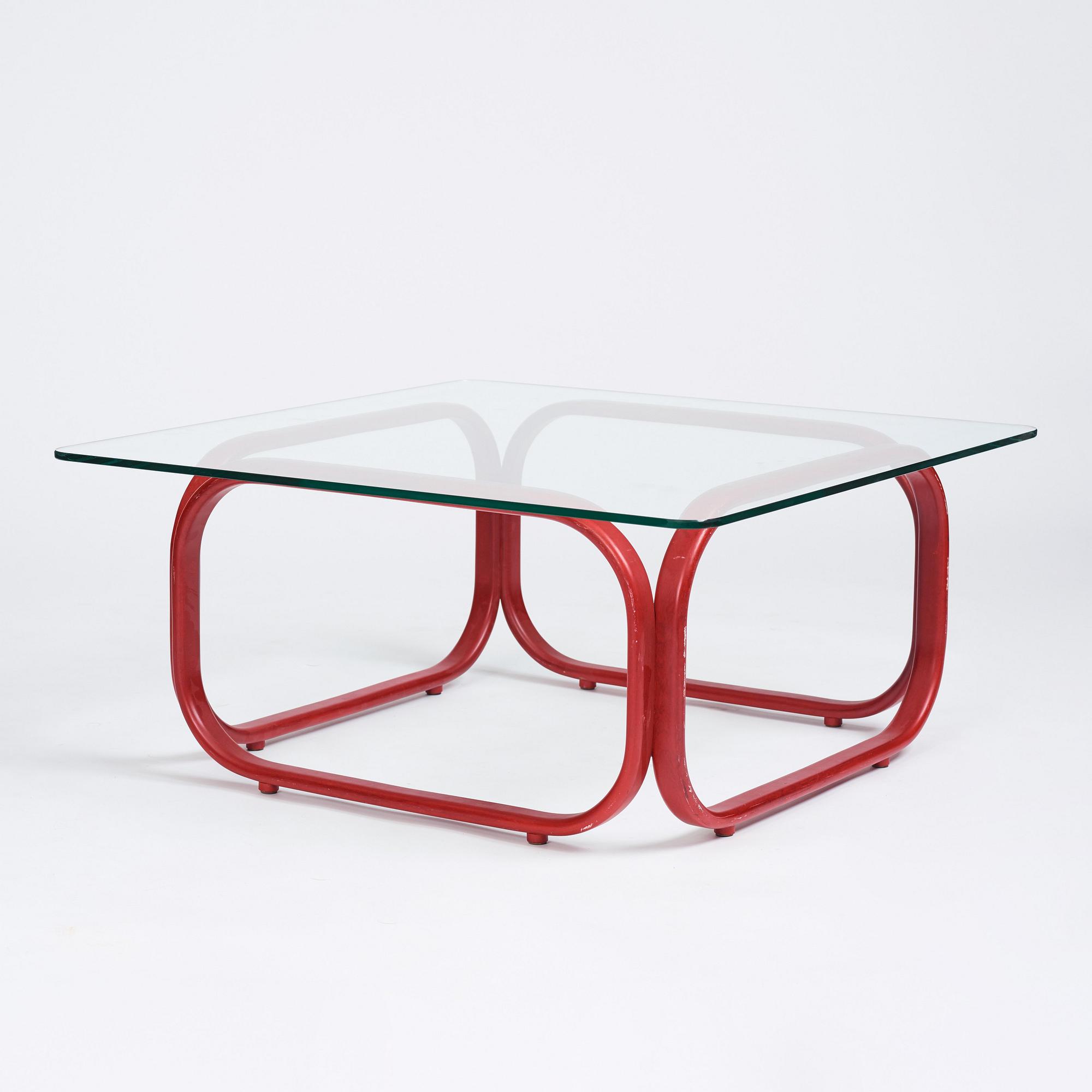 Jan Bocan, soffbord, Thonet, proveniens Tjeckoslovakiska ambassaden i Stockholm 1972.
