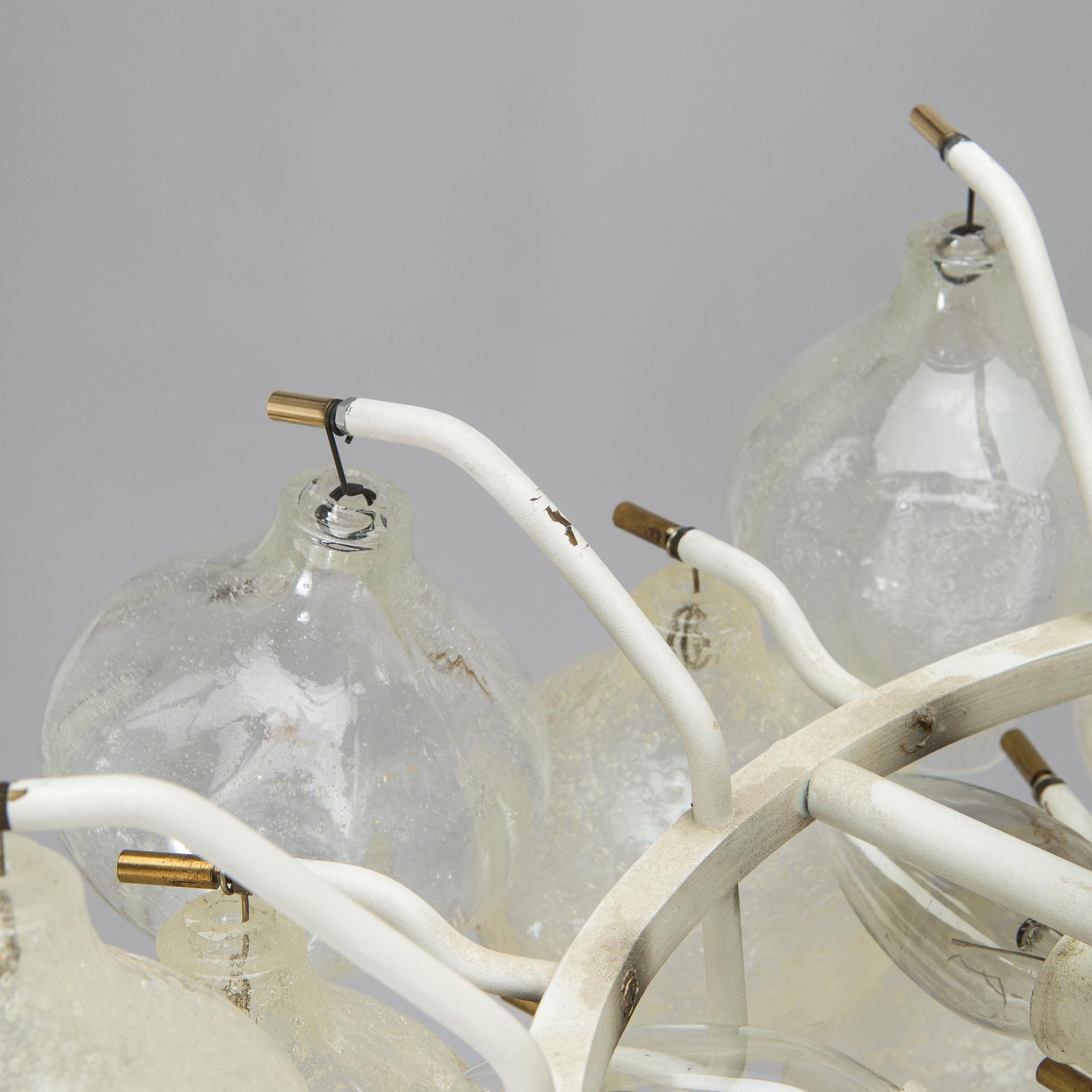 A 1960-70s ceiling lamp, model Tulipan 41 DL Flush Mount, for J. T. Kalmar.