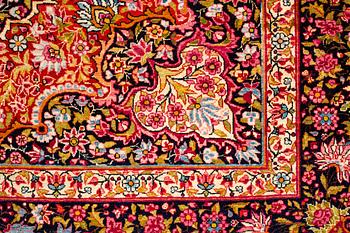 Matto, semi-antique Mashad, ca 224 x 141,5 cm.