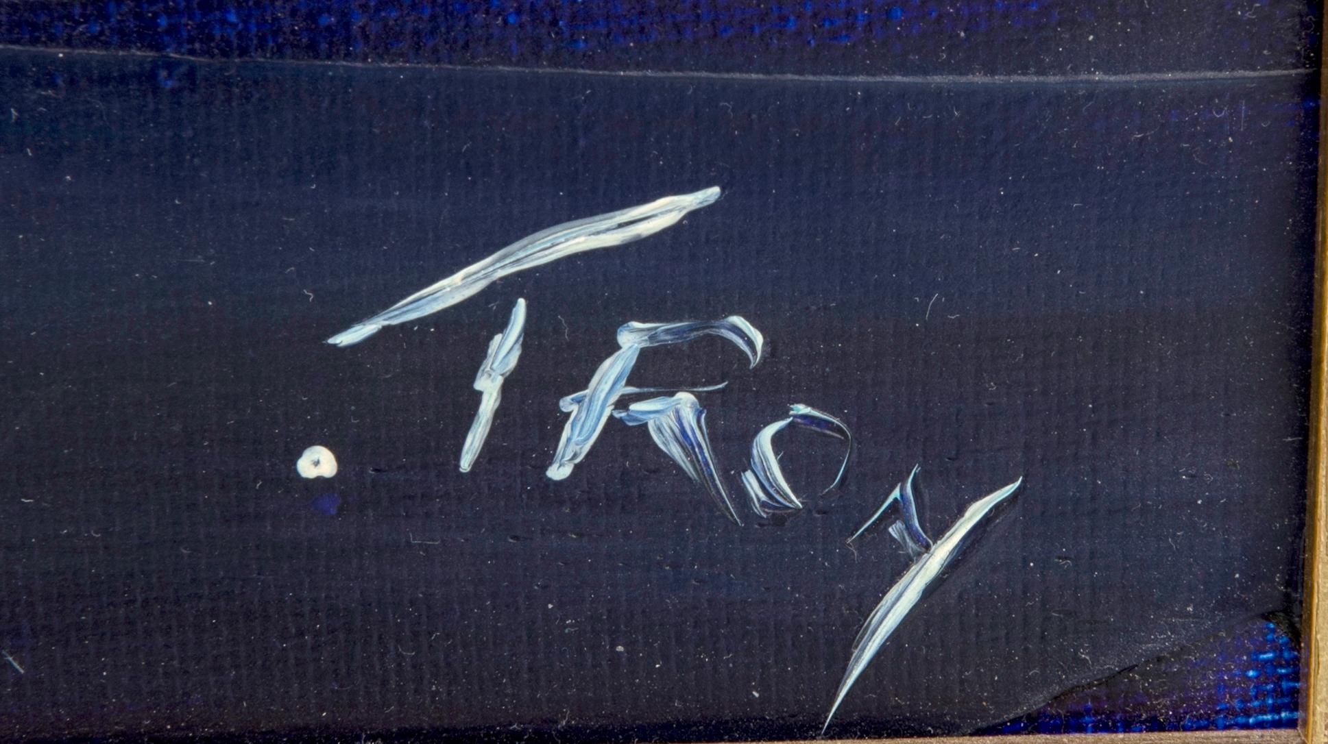 Jean-Claude Tron, olja på duk  signerad och daterad 98.