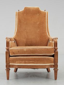 FÅTÖLJ, empirestil, American of Martinsville, USA, 19/2000-tal.