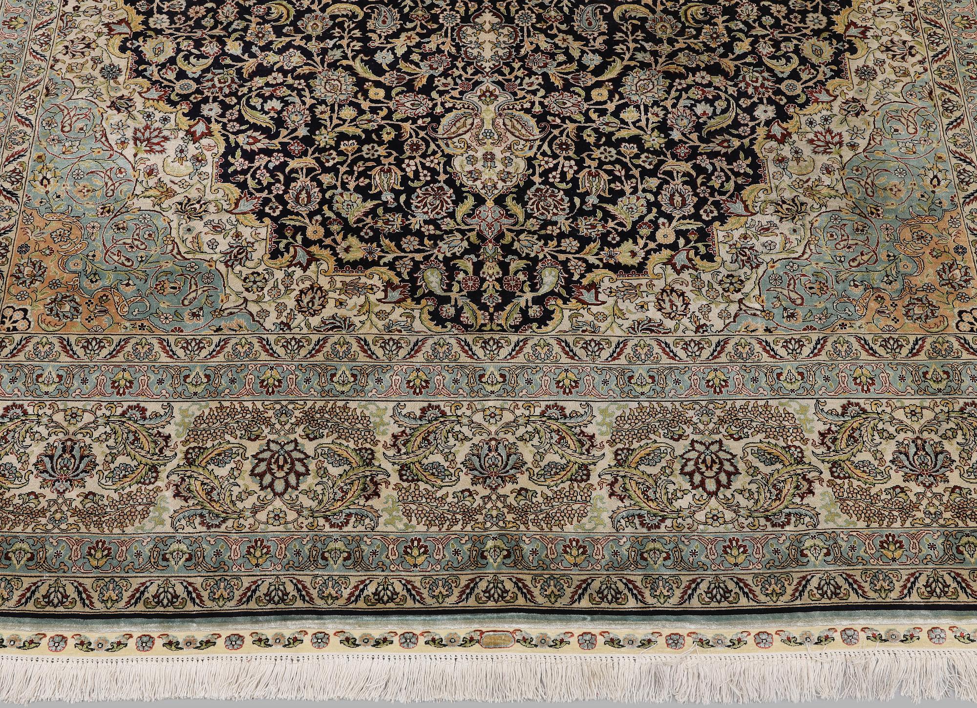 Rug, Oriental silk, 275 x 185 cm.