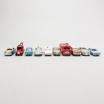 BILAR 10 st Dinky Toys 1950/60-tal.