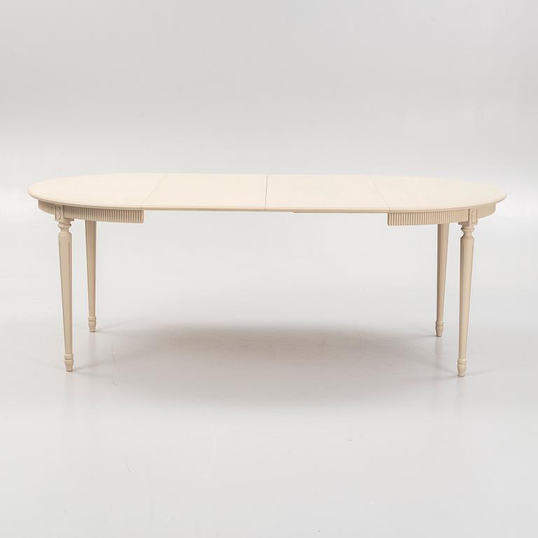 Matgrupp, 9 delar, gustaviansk stil, sent 1900-tal.