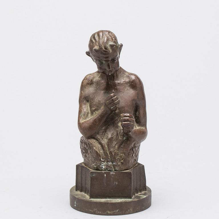 SKULPTUR, brons, ej signerad. 1900-tal.