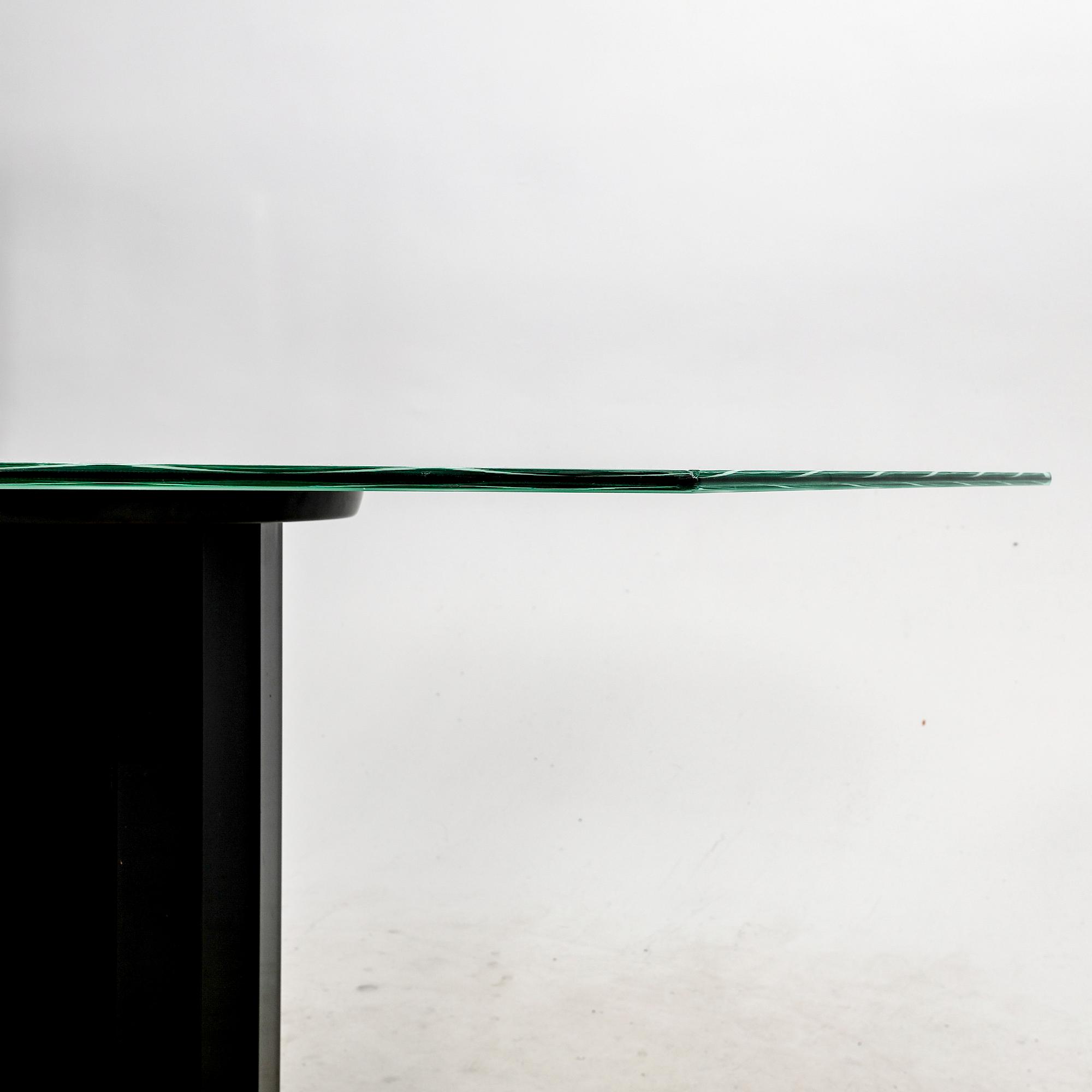 A 20th/21st century glass table.