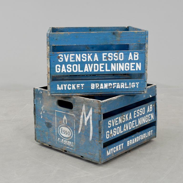 BACKAR, 2st, ESSO, Gasol, Sverige, 1900-talets mitt.