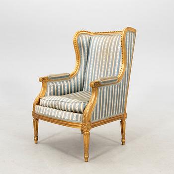 Louis XVI-style Bergère, first half of the 20th century.