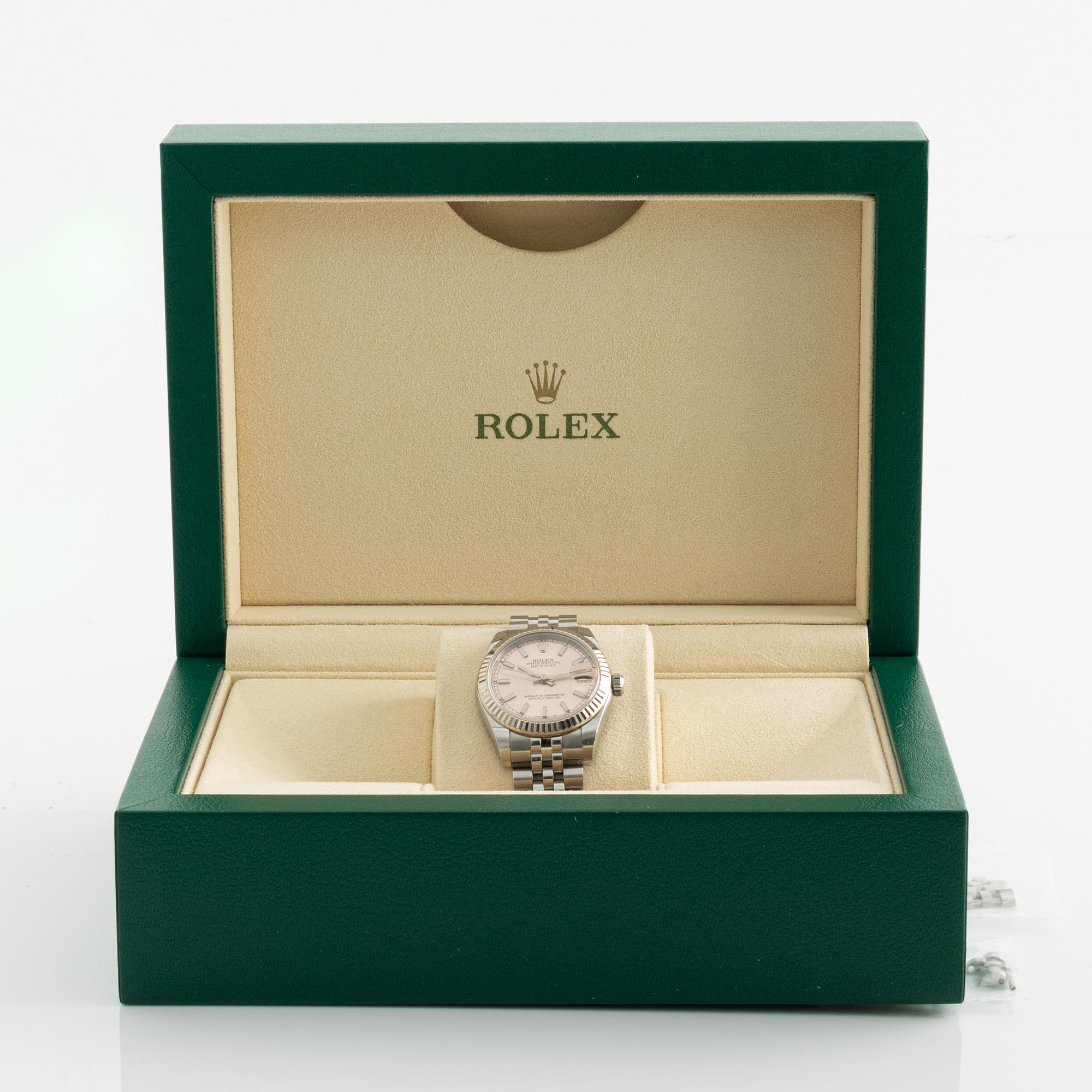 Rolex, Oyster Perpetual, Datejust 31, wristwatch, 31 mm.