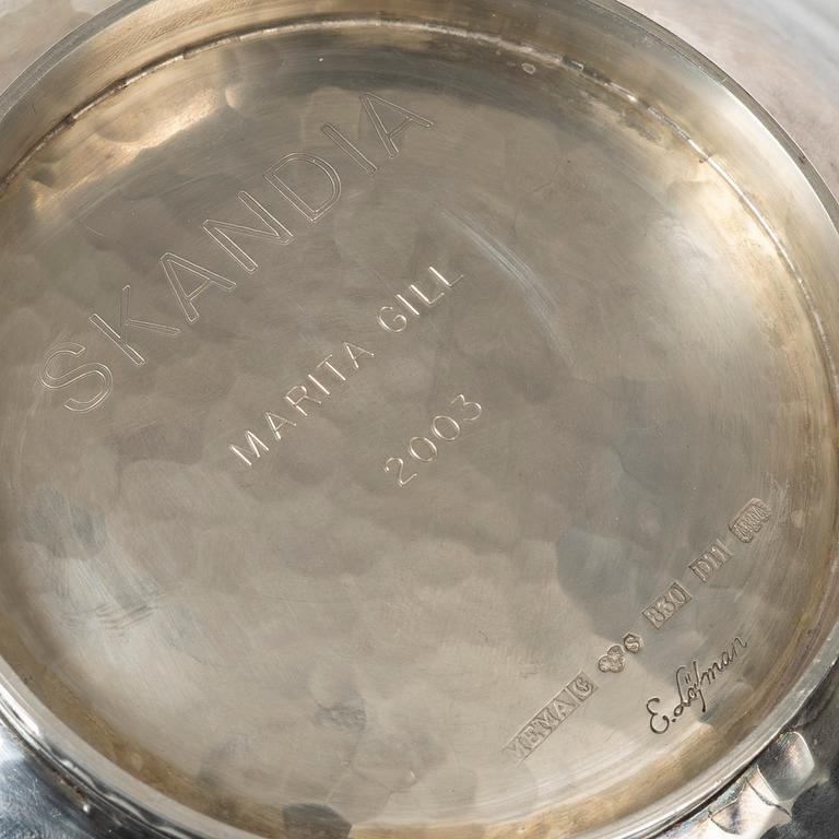 Eric Löfman, Bowl, silver, MEMA, 2002.