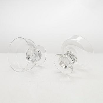 Heikki Orvola, An 49-pcs set of "Helmi" glassware, Iittala, Finland. Designed in 1968.