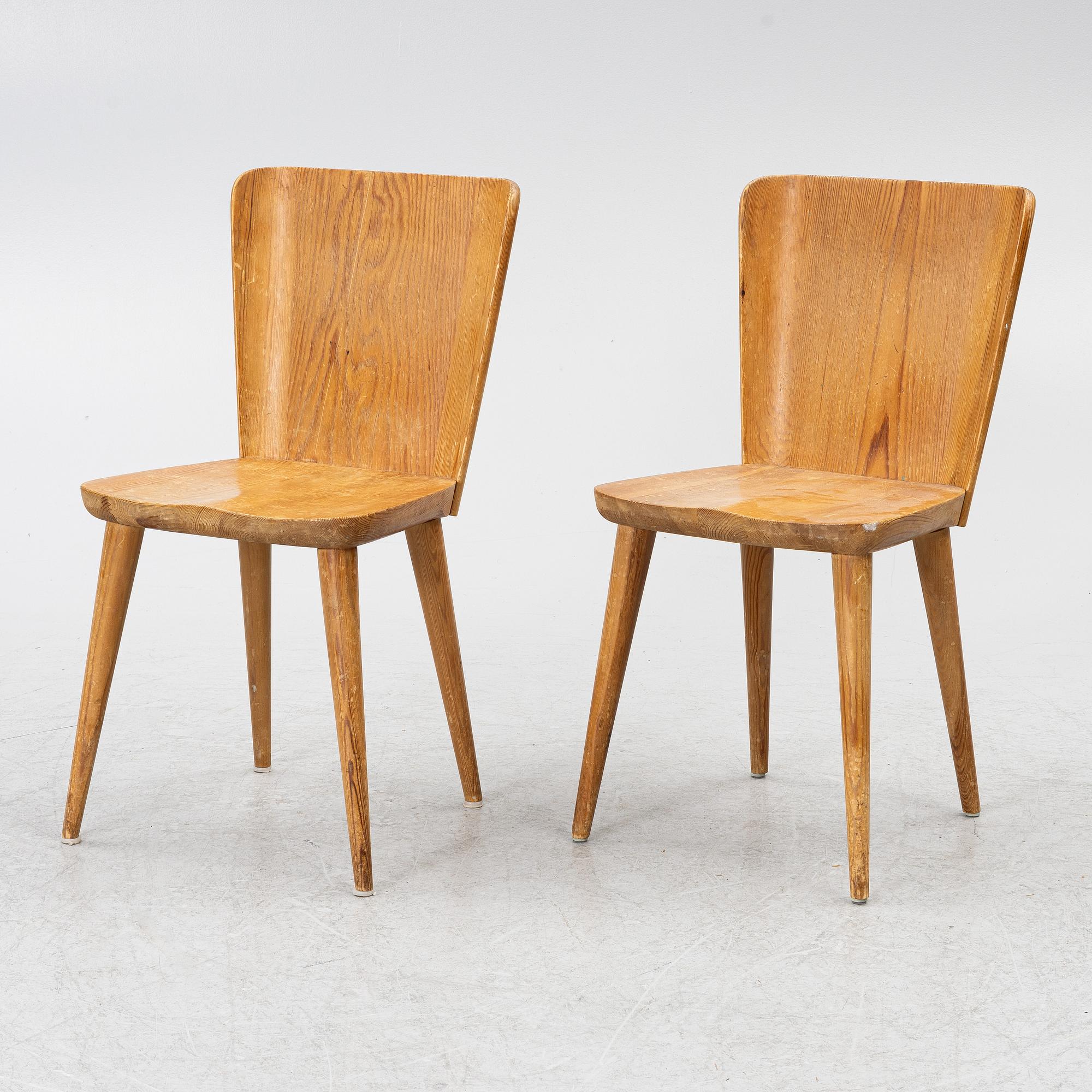 Göran Malmvall, stolar, 4 st, modell 510, Karl Andersson & Söner.