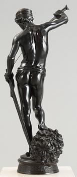 Jean Antonin Marius Mercié, "David vainqueur" (= The winner David).