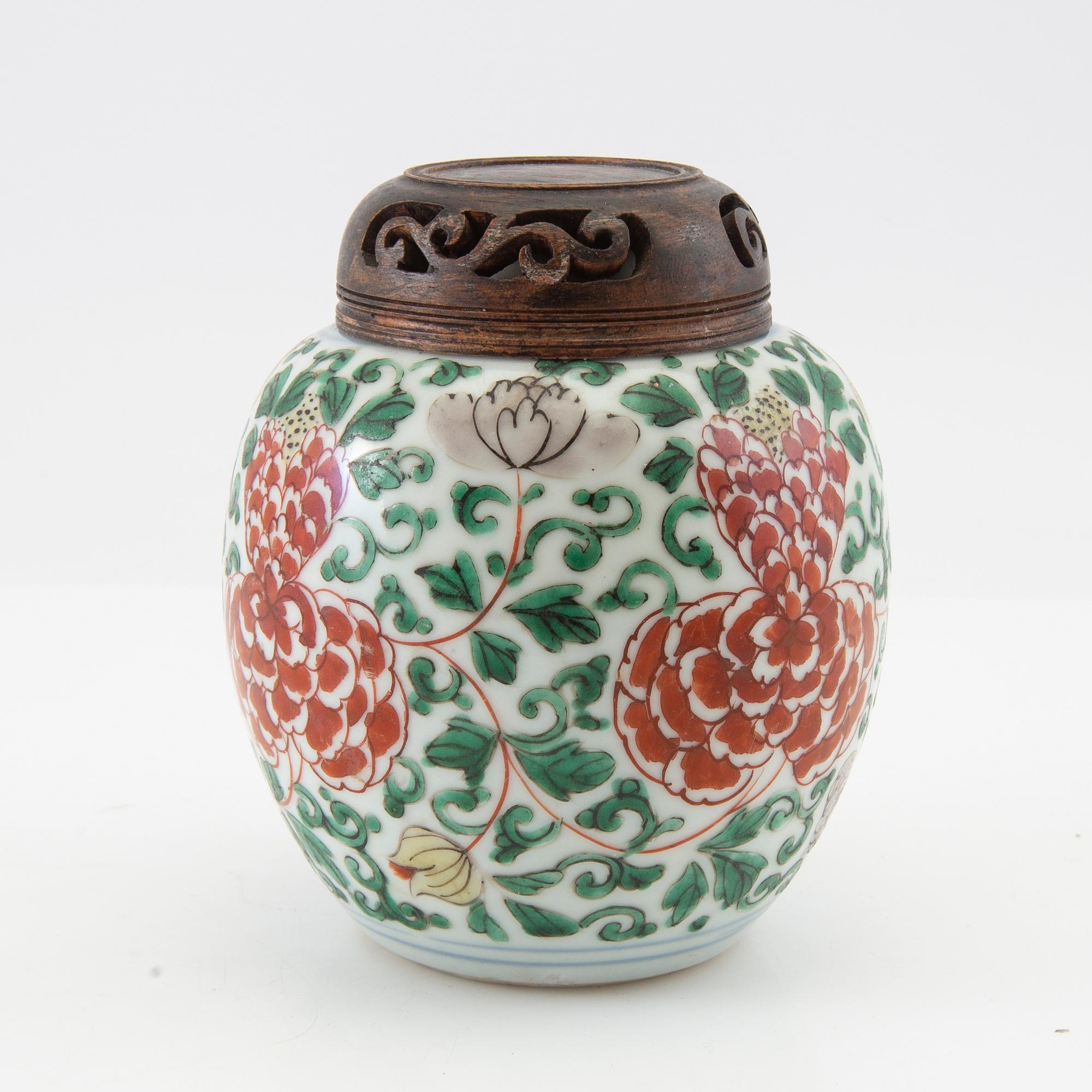 Urna Kina Kangxi (1662-1722) porslin.