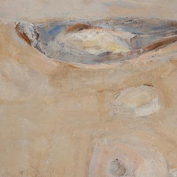 Eduard (Edik) Steinberg, EDUARD (EDIK) STEINBERG, oil on canvas, "Composition with a bird", signed and dated 66.