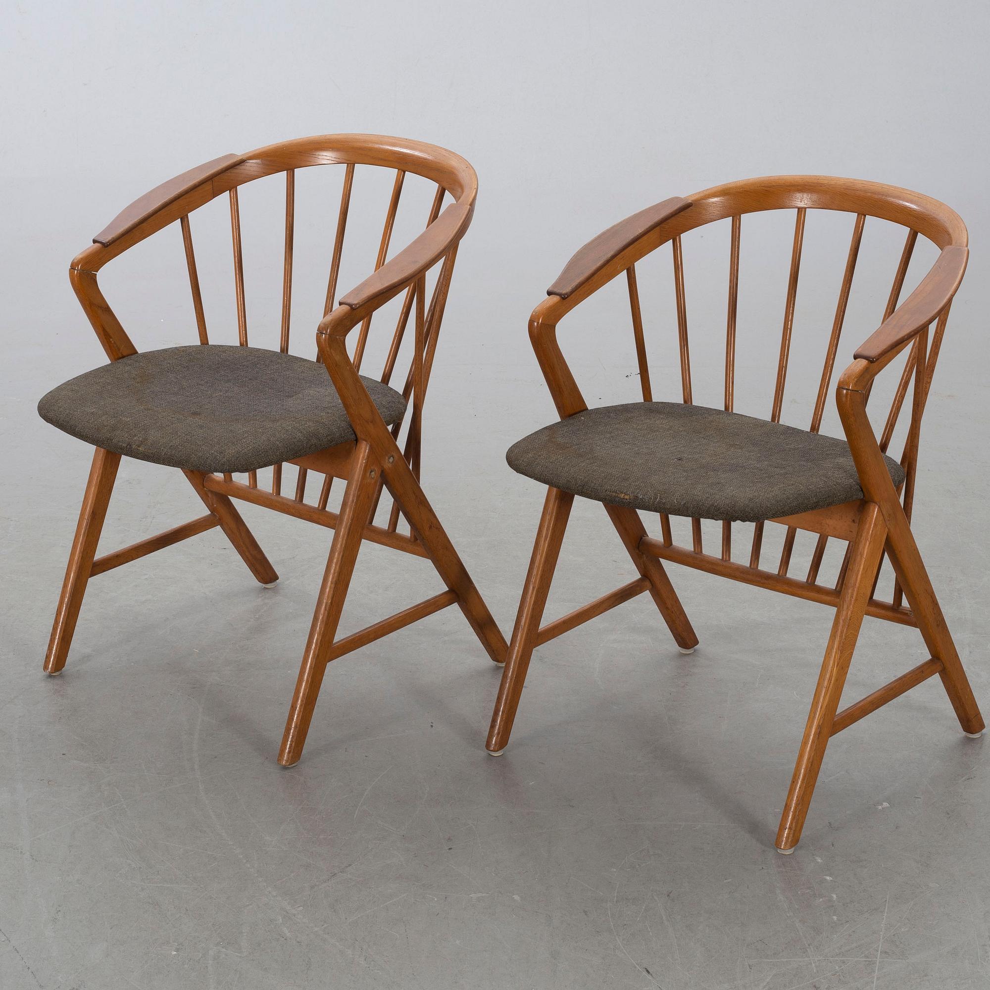 BENGT RUDA, karmstolar ett par "Sierra"  IKEA, 1950-/60-tal.