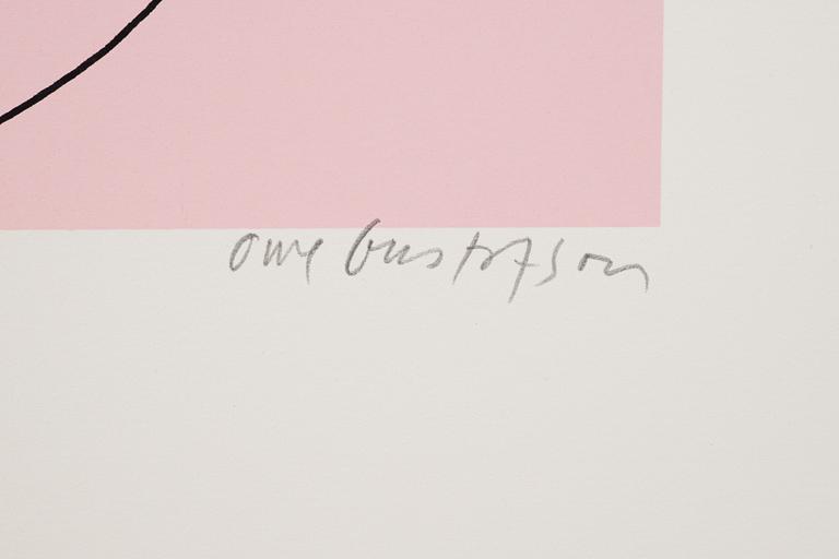 Owe Gustafsson, mapp med 4 färgserigrafier, signerade 90/300.