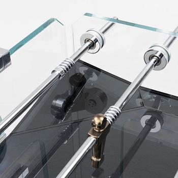 Adriano Design, foosball table, "Cristallino Classic", Teckell, Italy.