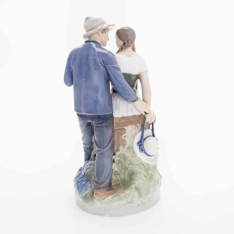 Royal Copenhagen, "Henrik & Else", figuriini, posliini, 1949.