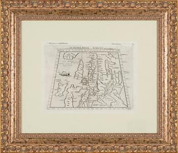 Kartta, "Schonladia Nvova", Girolamo Ruscelli 1598.