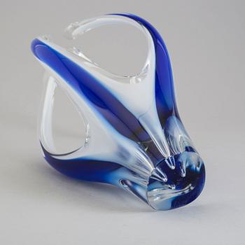 PAUL KEDELV, vas/skulptur, glas, "Coquille", Flygsfors.