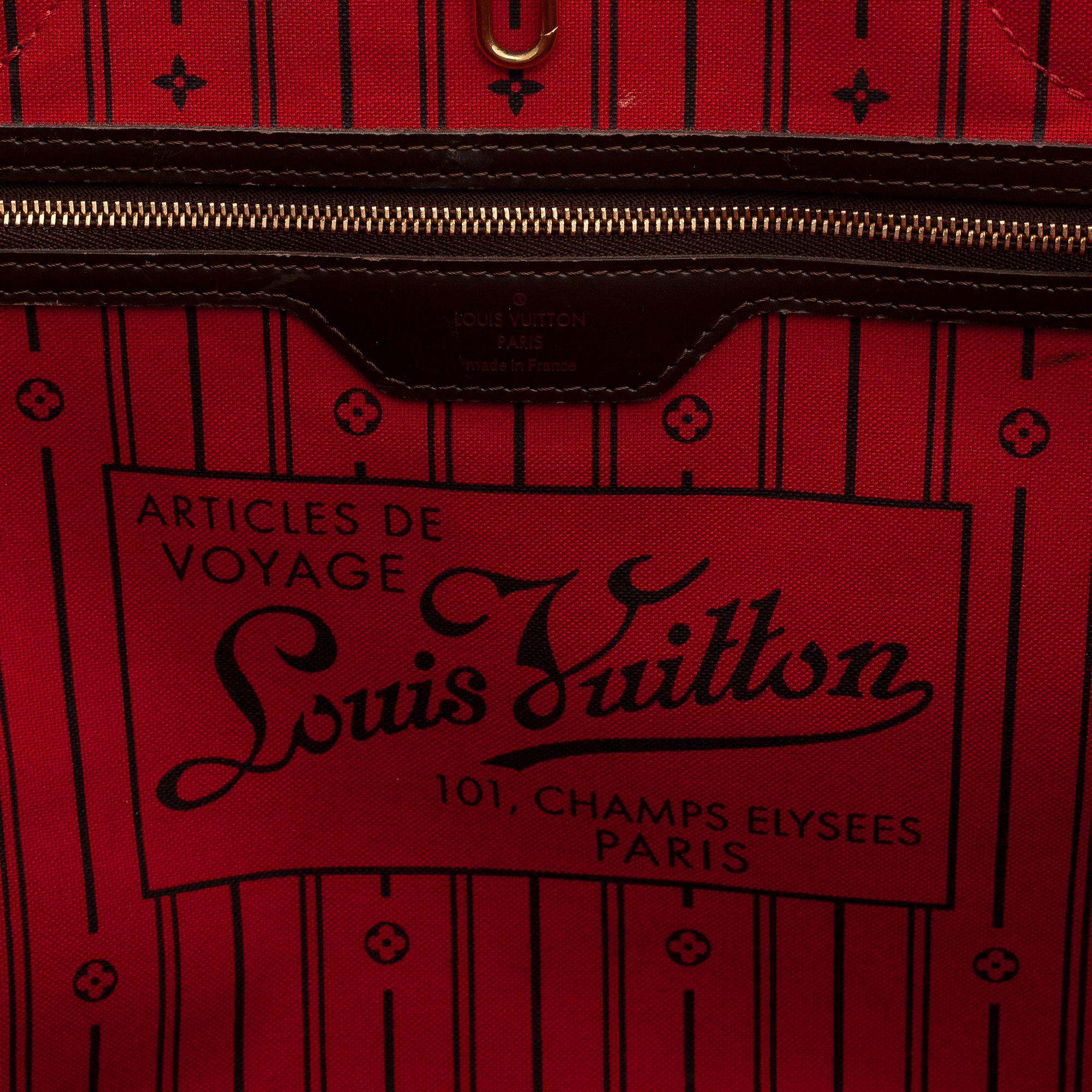 Louis Vuitton, a Damier Ebene 'Neverfull GM' Bag.
