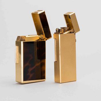 TÄNDARE, 2 st, Dupont och Dunhill.