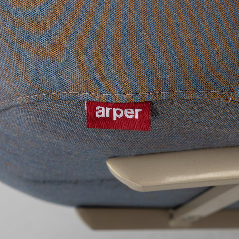 Armchairs, 3+1, Arper, Italy.