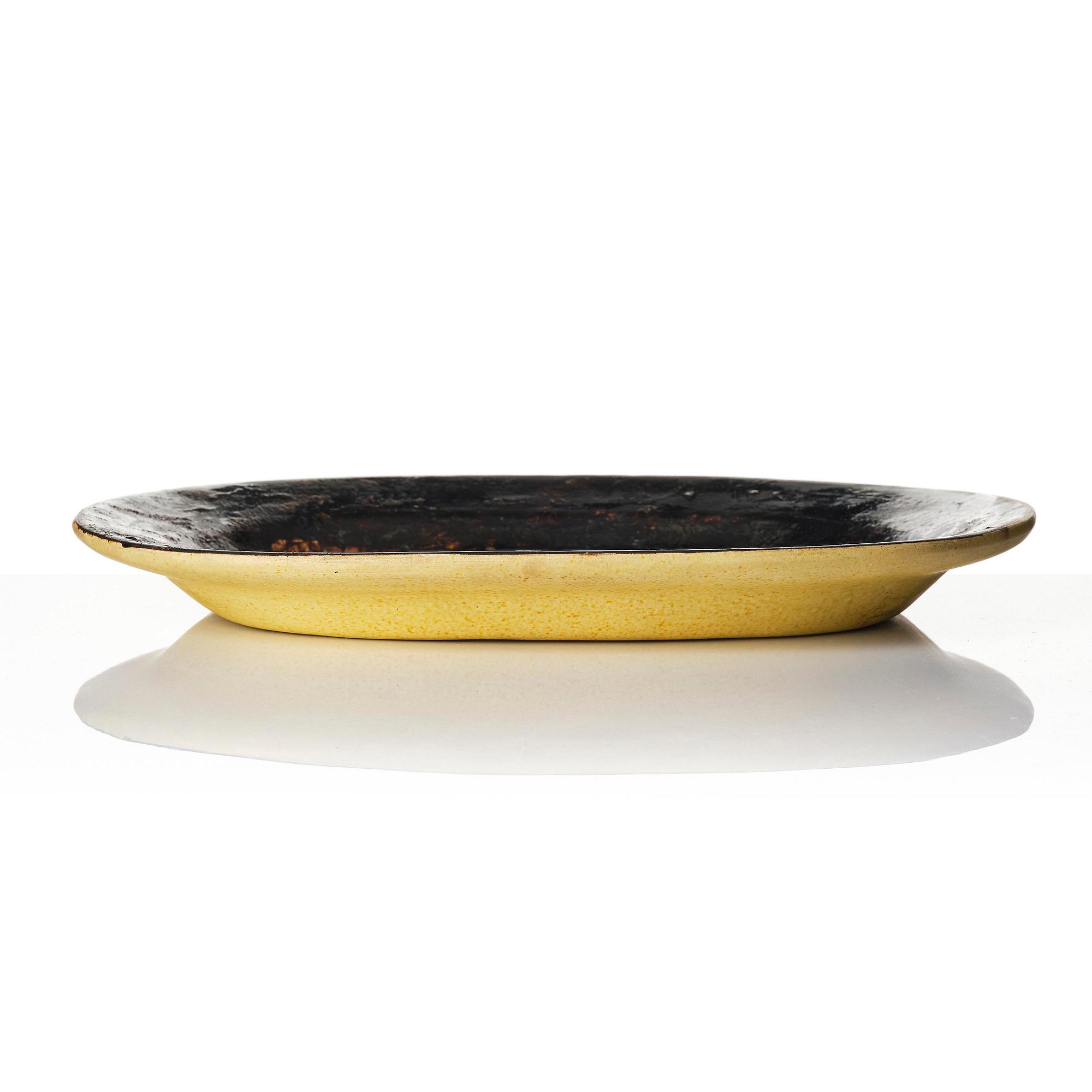 Pablo Picasso, a "Trois Sardines" (A.R. 34), faience dish, Madoura, Vallauris, France, post 1948.