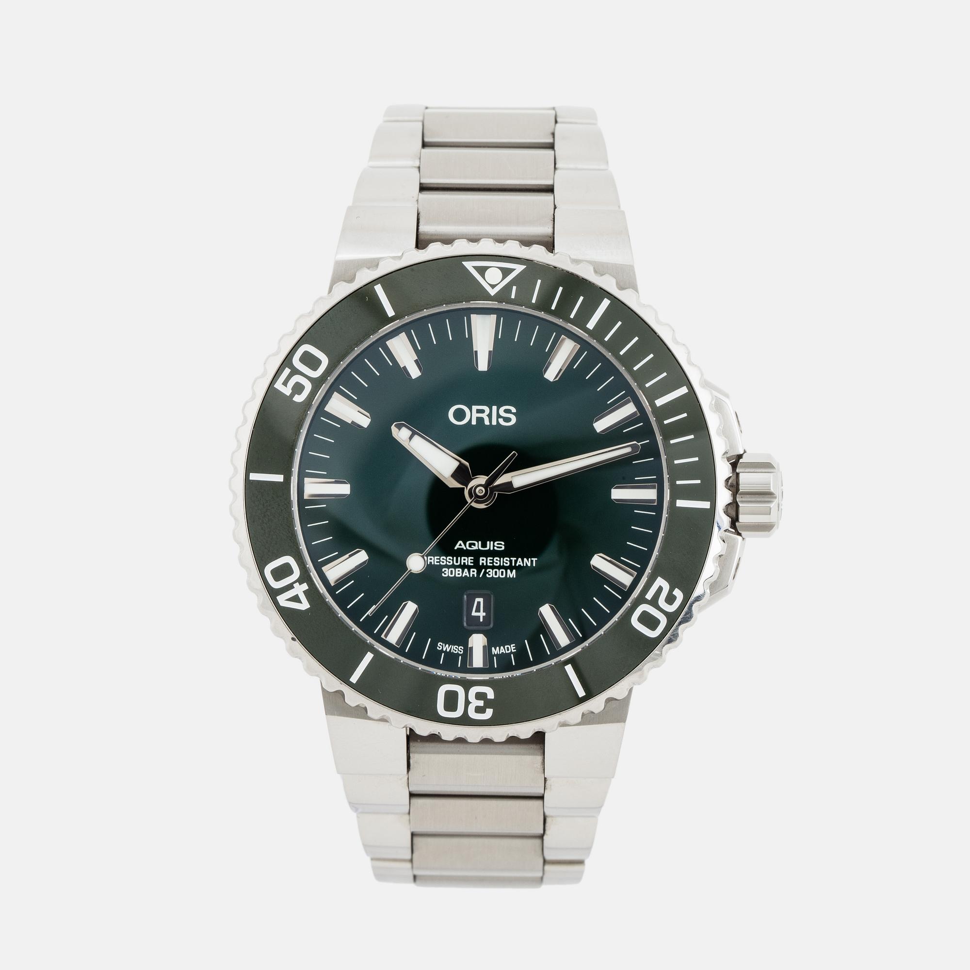 Oris, Aquis date, wristwatch, 43 mm.