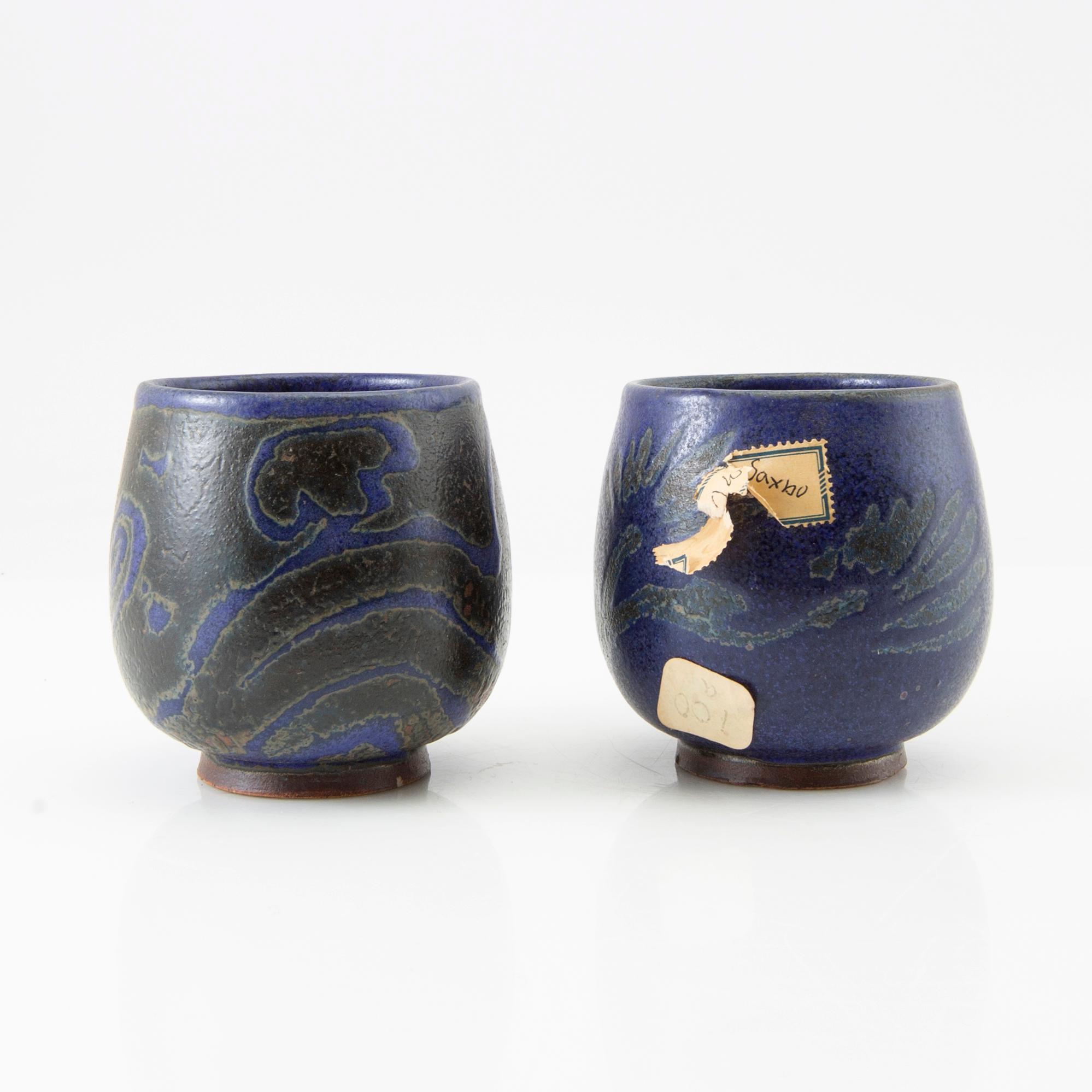 Gunnar Nylund, skålar 2 st. Nylund & Krebs, 1929-30 Köpenhamn Danmark.