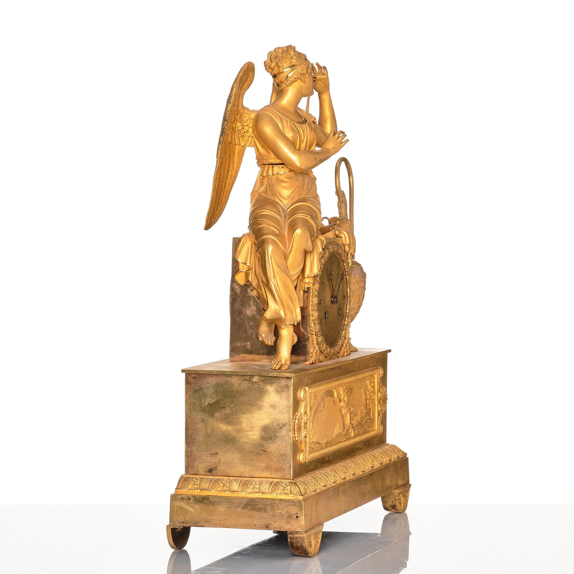 Bordspendyl, av Hunziker (verksam i Paris 1807-1825), Empire.