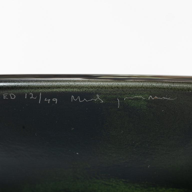 Mats Jonasson, a glass sculpture "Woodland Lake", Målerås Glasbruk, Sweden.