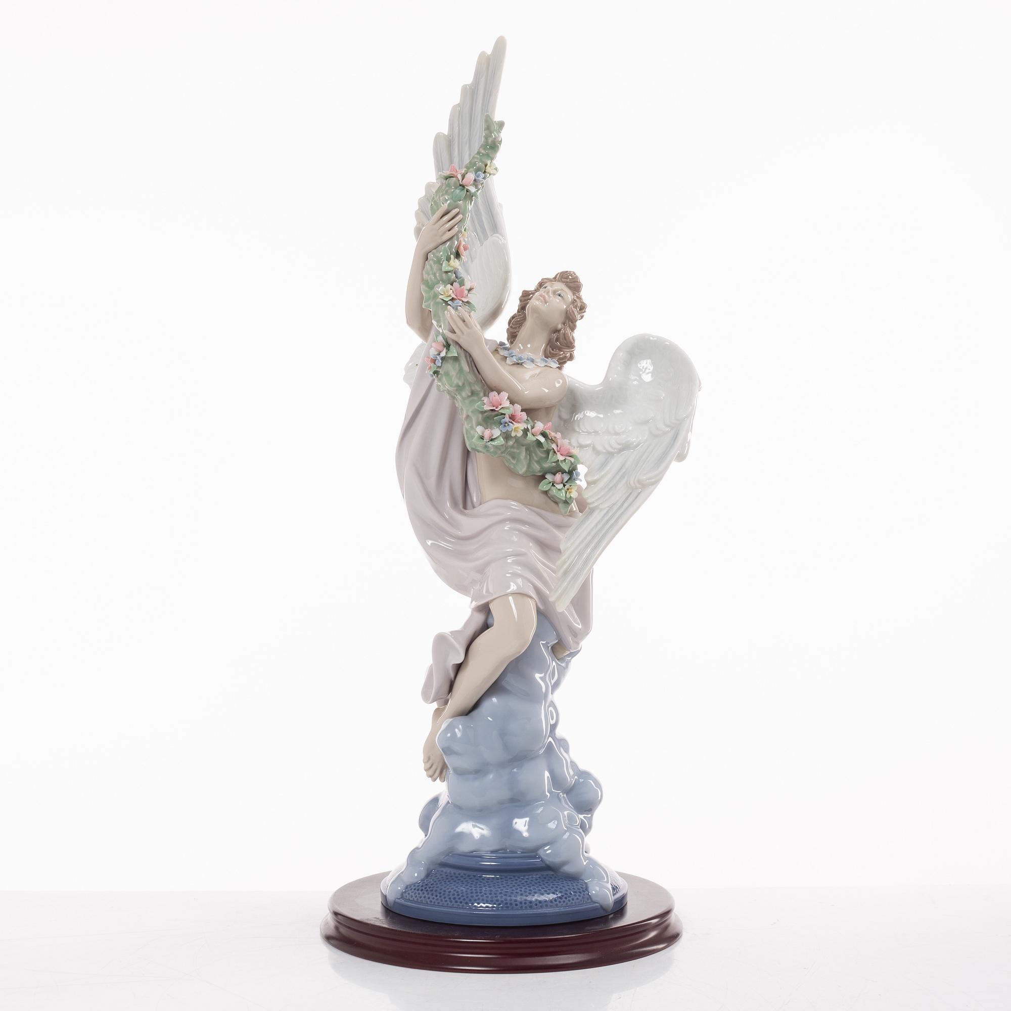 Salvador Furió, figurine, "Celestial Ascent", Lladró, Spain, 2000-2001.