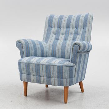 Carl Malmsten, armchair, "Hemmakväll", OH Sjögren, late 20th century.