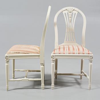 MATGRUPP, 7 delar, gustaviansk stil, 1900-talets andra hälft.