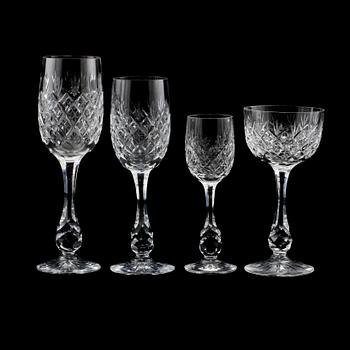 SERVISDELAR, 50 st, glas, 1900-talets andra hälft.