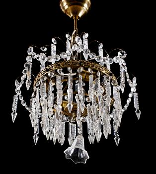 LJUSKRONA, 1900-talets mitt. Höjd ca 30 cm.