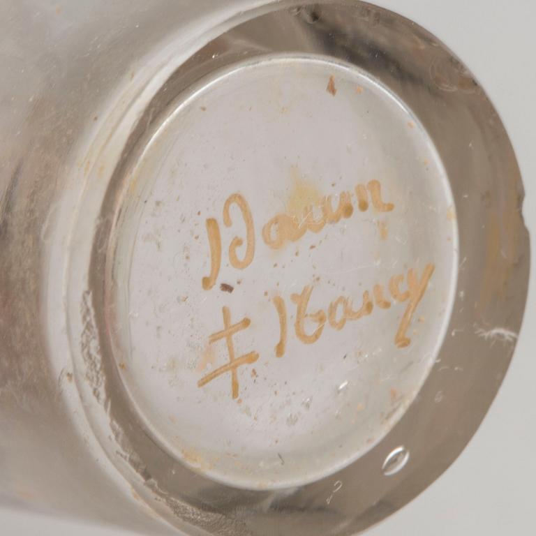 A Daum Nancy perfume bottle.