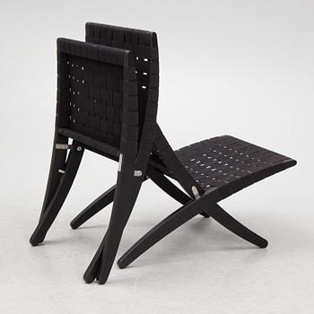 Morten Gøttler, armchairs, a pair, Cuba Chair, Carl Hansen, Denmark.