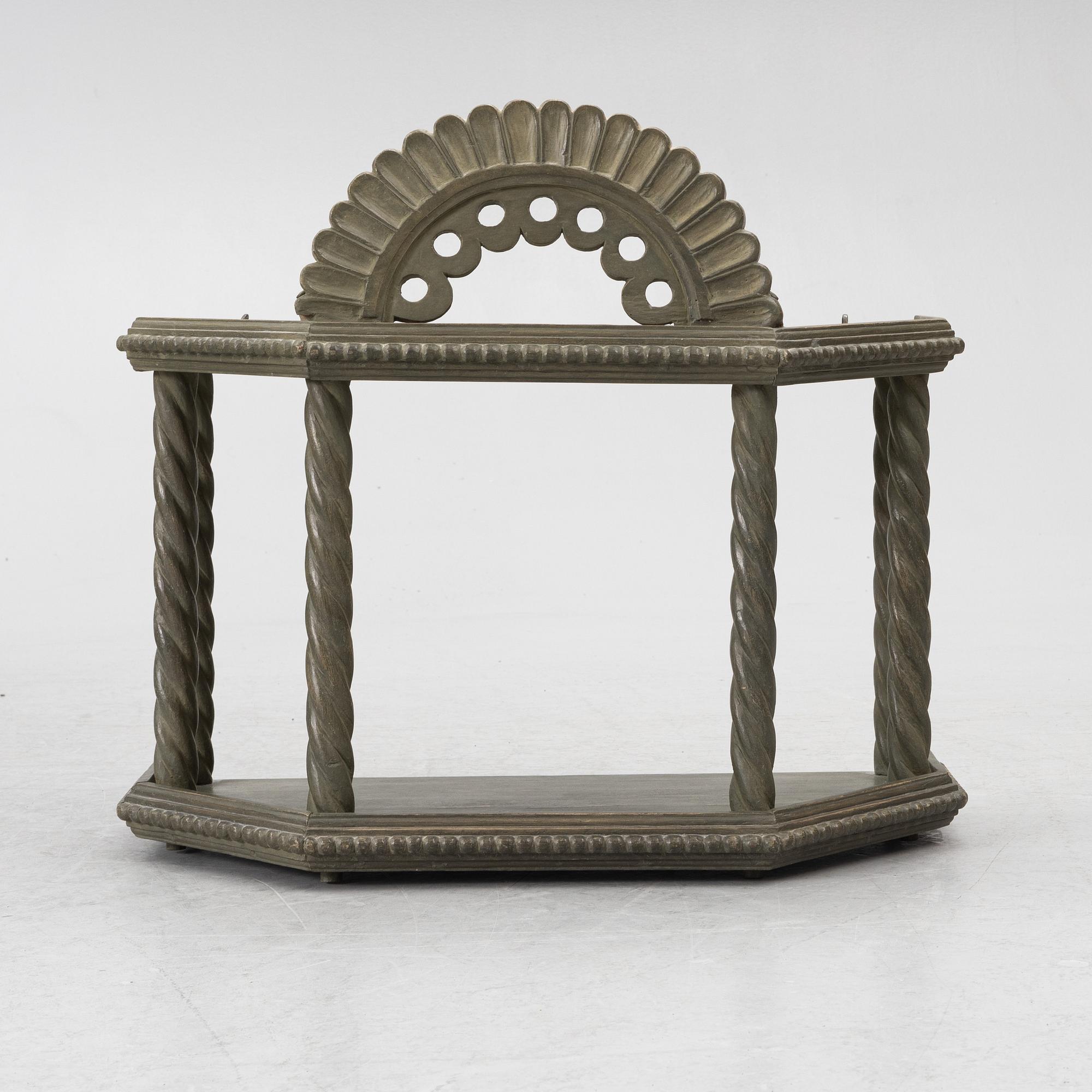 A Swedish provincial shelf, 19th century.